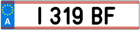 Truck License Plate